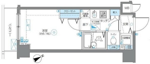 フェニックス池袋弐番館の物件間取画像